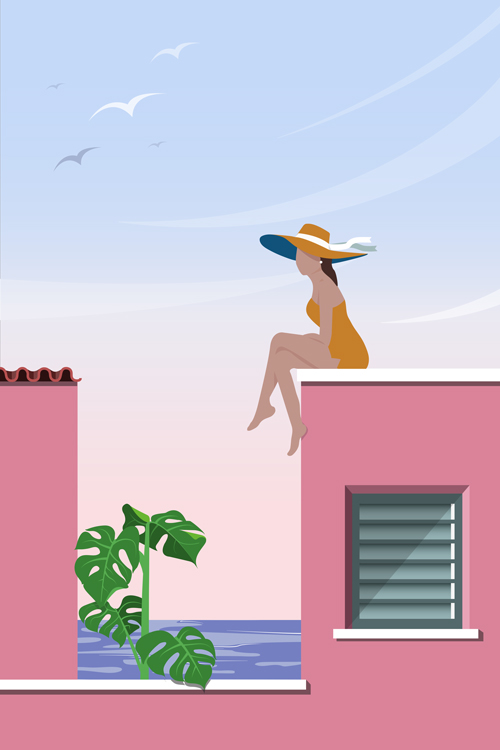 summer vector illustration